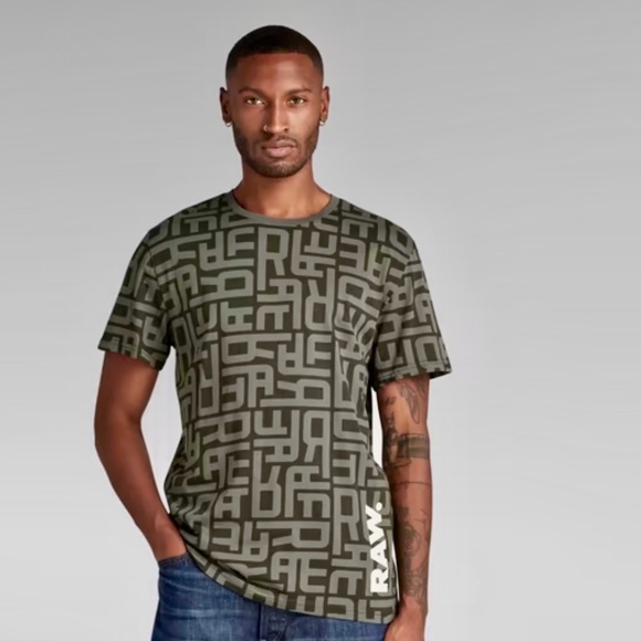 G-star fashion Limited edition Allover logo shirt - Picture 3 of 5